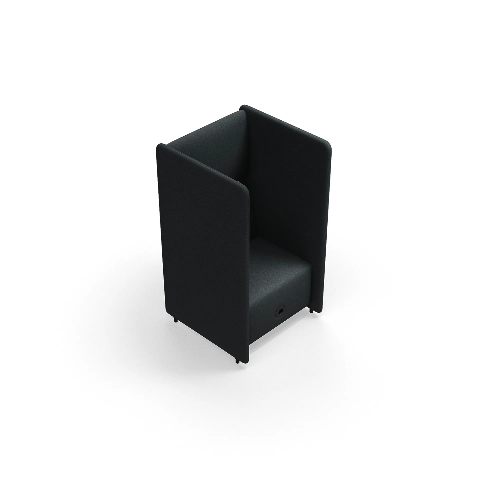 Nojatuoli CLEAR SOUND Integroitu USB-portti, 1-istuttava, kangas Focus Melange, antrasiitinharmaa