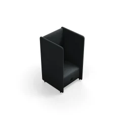 Nojatuoli CLEAR SOUND Integroitu USB-portti, 1-istuttava, kangas Focus Melange, antrasiitinharmaa