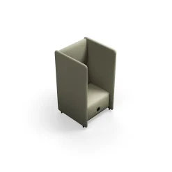 Nojatuoli CLEAR SOUND Integroitu USB-portti, 1-istuttava, kangas Focus Melange, beige