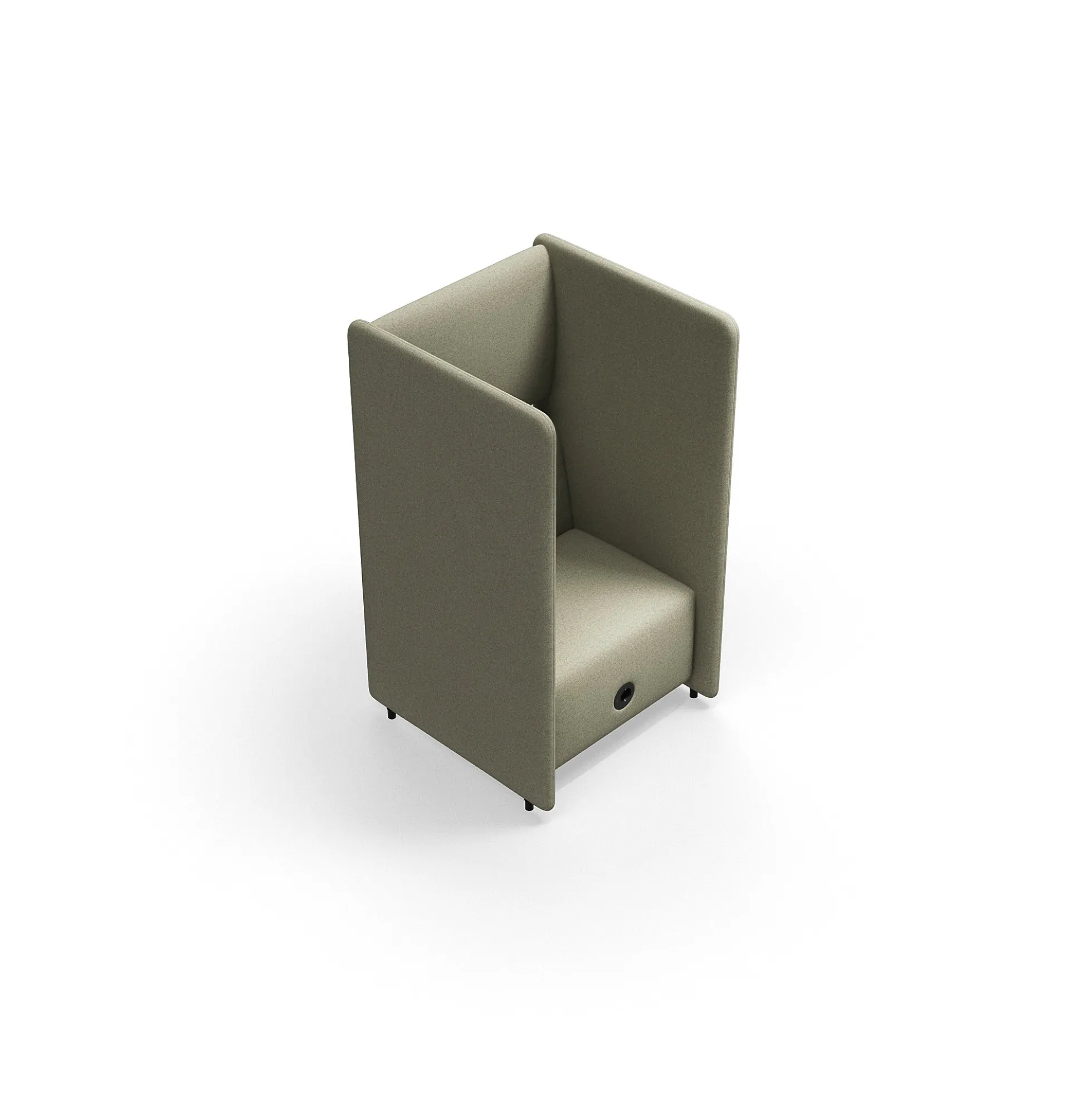 Nojatuoli CLEAR SOUND Integroitu USB-portti, 1-istuttava, kangas Focus Melange, beige