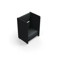 Nojatuoli CLEAR SOUND Integroitu USB-portti, 1,5-istuttava, kangas Pod CS, antrasiitinharmaa