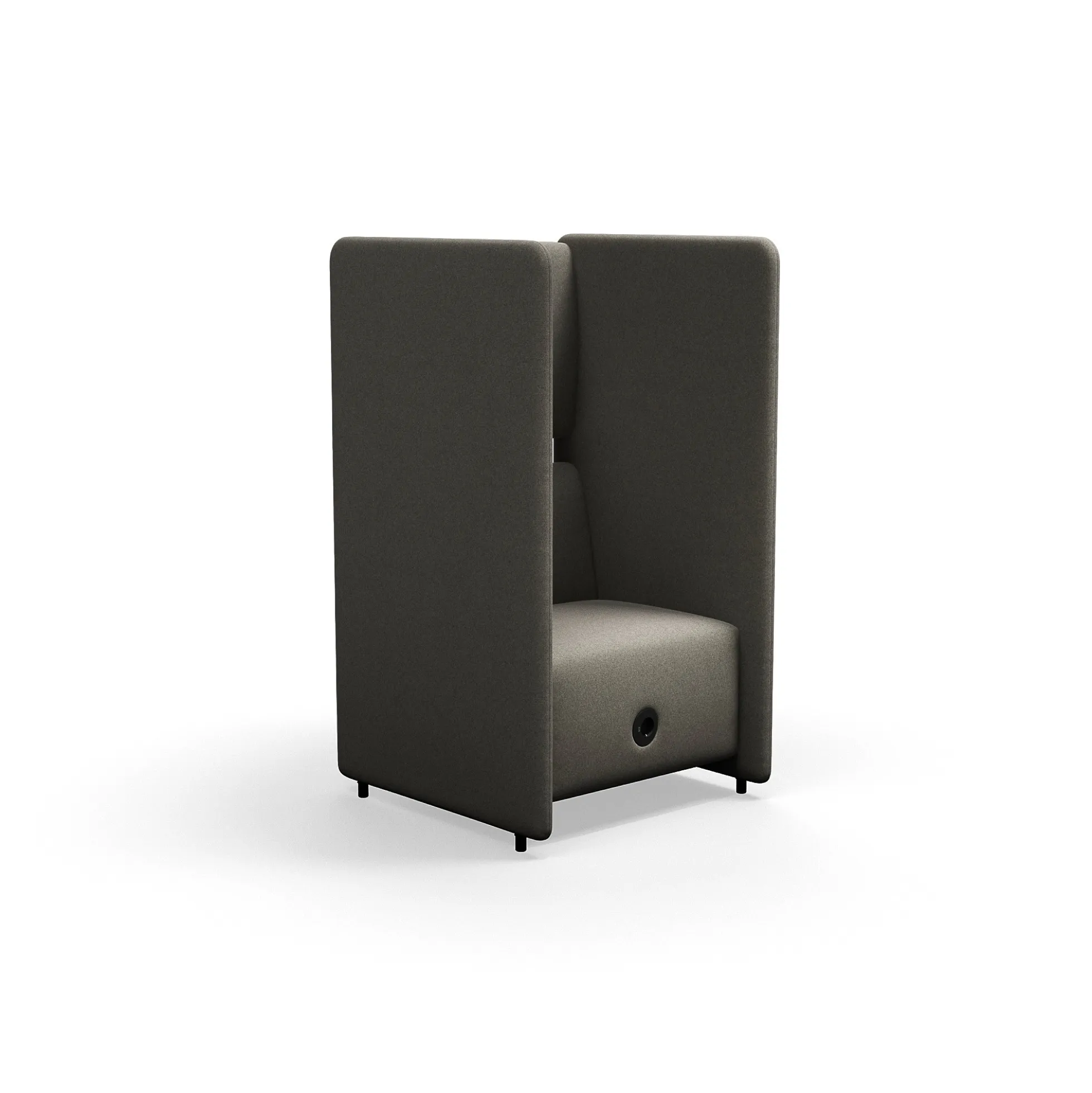 Nojatuoli CLEAR SOUND Integroitu USB-portti, 1-istuttava, kangas Pod CS, taupe
