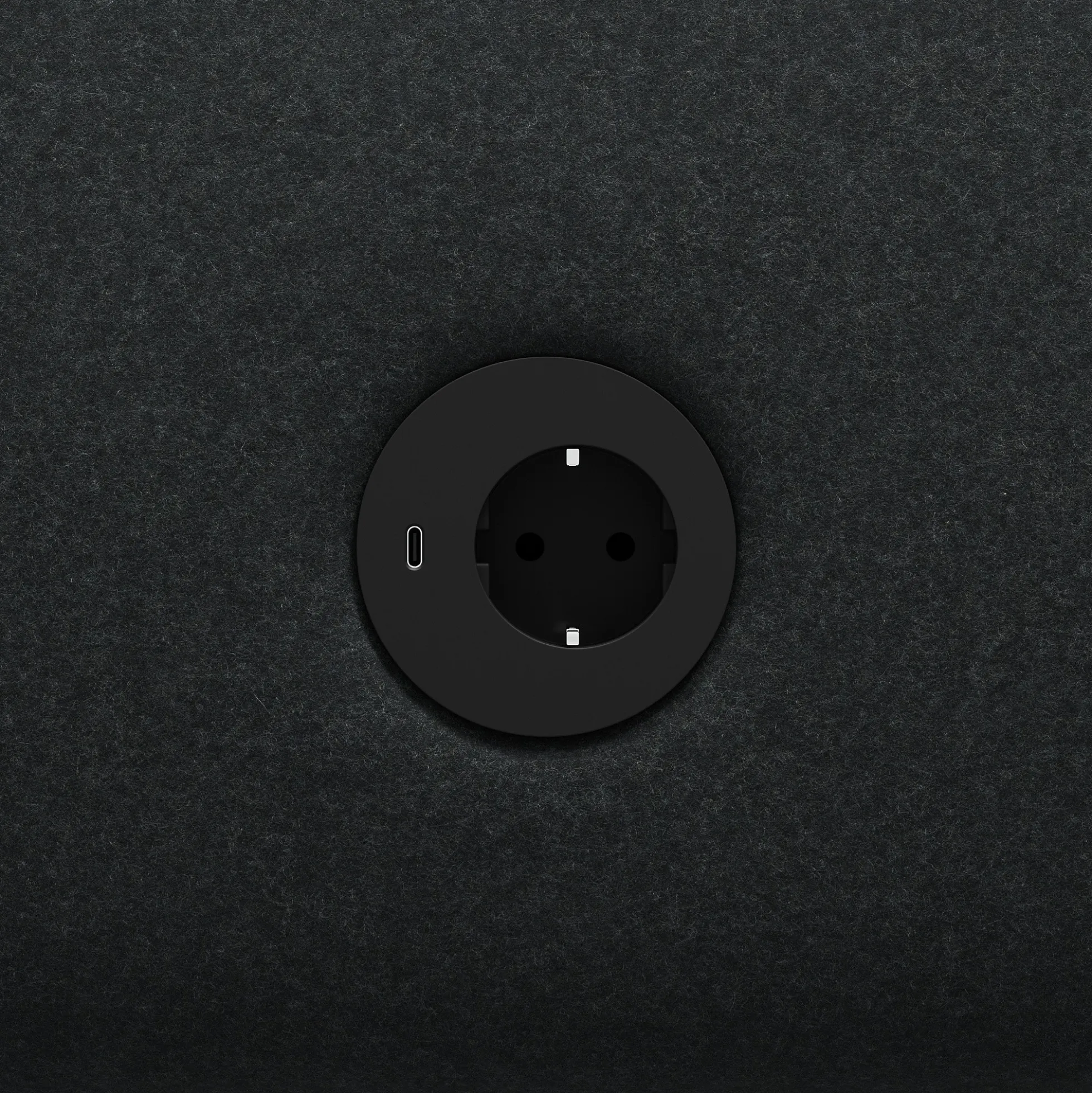 Nojatuoli CLEAR SOUND Integroitu USB-portti, 1,5-istuttava, kangas Focus Melange, antrasiitinharmaa