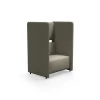 Nojatuoli CLEAR SOUND 1.5-istuttava, kangas Focus Melange, beige