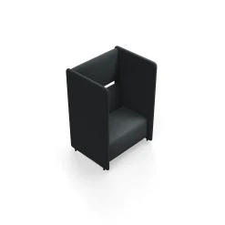 Nojatuoli CLEAR SOUND 1,5-istuttava, kangas Pod CS, antrasiitinharmaa