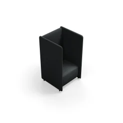 Nojatuoli CLEAR SOUND 1-istuttava, kangas Pod CS, antrasiitinharmaa