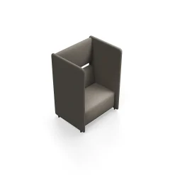 Nojatuoli CLEAR SOUND 1,5-istuttava, kangas Pod CS, taupe