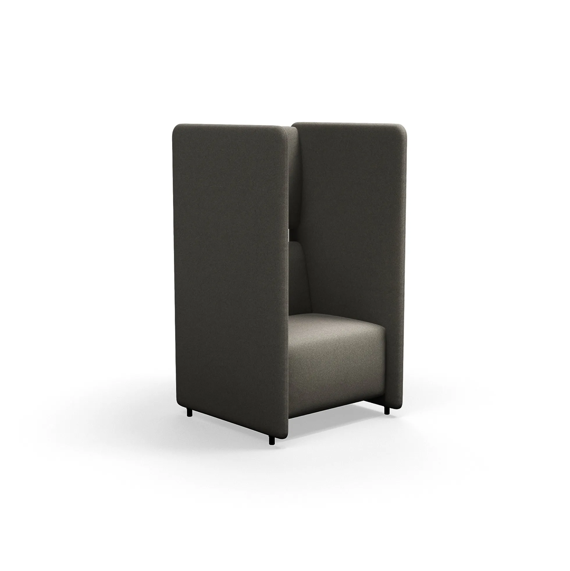 Nojatuoli CLEAR SOUND 1-istuttava, kangas Pod CS, taupe
