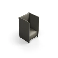 Nojatuoli CLEAR SOUND 1-istuttava, kangas Pod CS, taupe