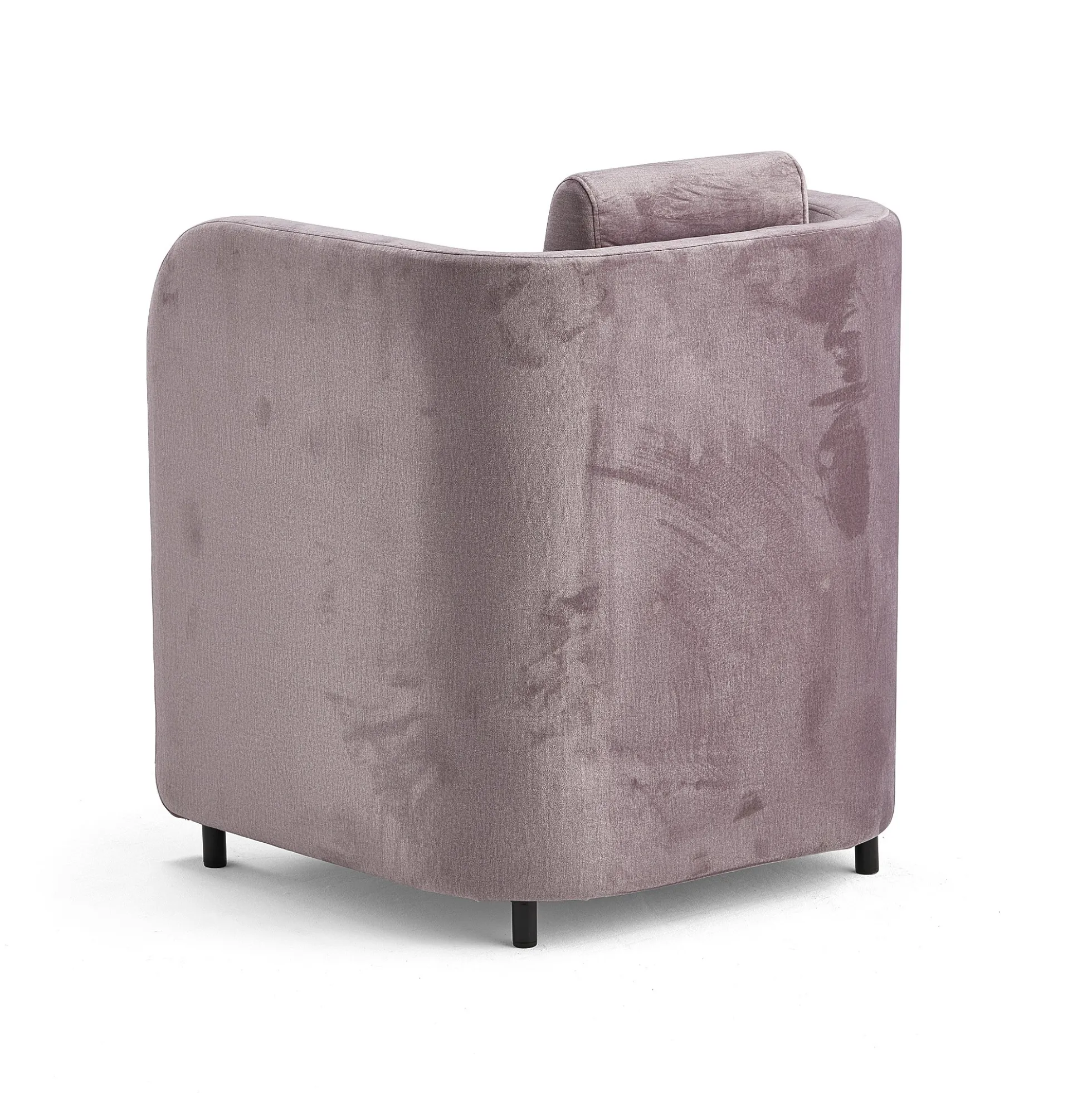 Nojatuoli COMFY Jalat, samettikangas, vaalea lila
