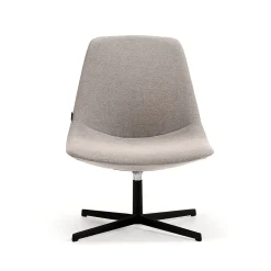 Nojatuoli LANGLEY Musta/beigenharmaa
