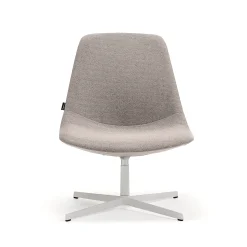 Nojatuoli LANGLEY Valkoinen/beigenharmaa