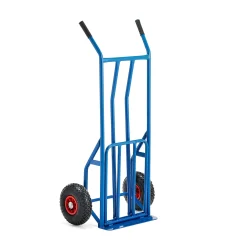 Nokkakärry JONES 250 kg, ilmakumipyörät, sininen