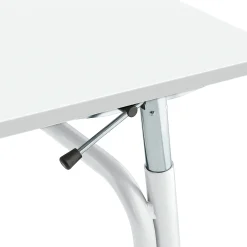 Oppilaspöytä ADJUST Korkeussäädettävä, 700x600 mm, korkeapainelaminaatti HPL, valkoinen, valkoinen