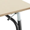 Oppilaspöytä ADJUST Korkeussäädettävä, 700x600 mm, korkeapainelaminaatti HPL, koivu, antrasiitinharmaa