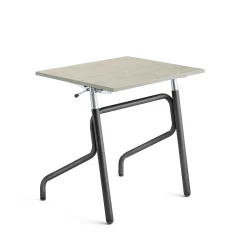 Oppilaspöytä ADJUST Korkeussäädettävä, 700x600 mm, linoleumi, harmaa, antrasiitinharmaa