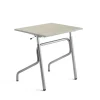Oppilaspöytä ADJUST Korkeussäädettävä, 700x600 mm, linoleumi, harmaa, hopeanharmaa