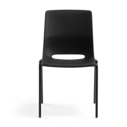 Oppilastuoli ANA Istuinkorkeus: 450 mm, musta/musta