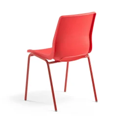 Oppilastuoli ANA Istuinkorkeus: 450 mm, punainen/punainen