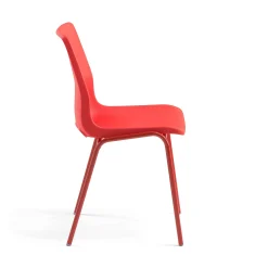 Oppilastuoli ANA Istuinkorkeus: 450 mm, punainen/punainen