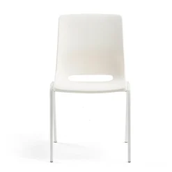 Oppilastuoli ANA Istuinkorkeus: 450 mm, valkoinen/valkoinen