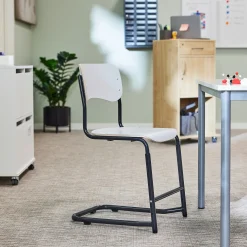 Oppilastuoli ELEVATE Säädettävä korkeus 460–640 mm, antrasiitti/harmaa