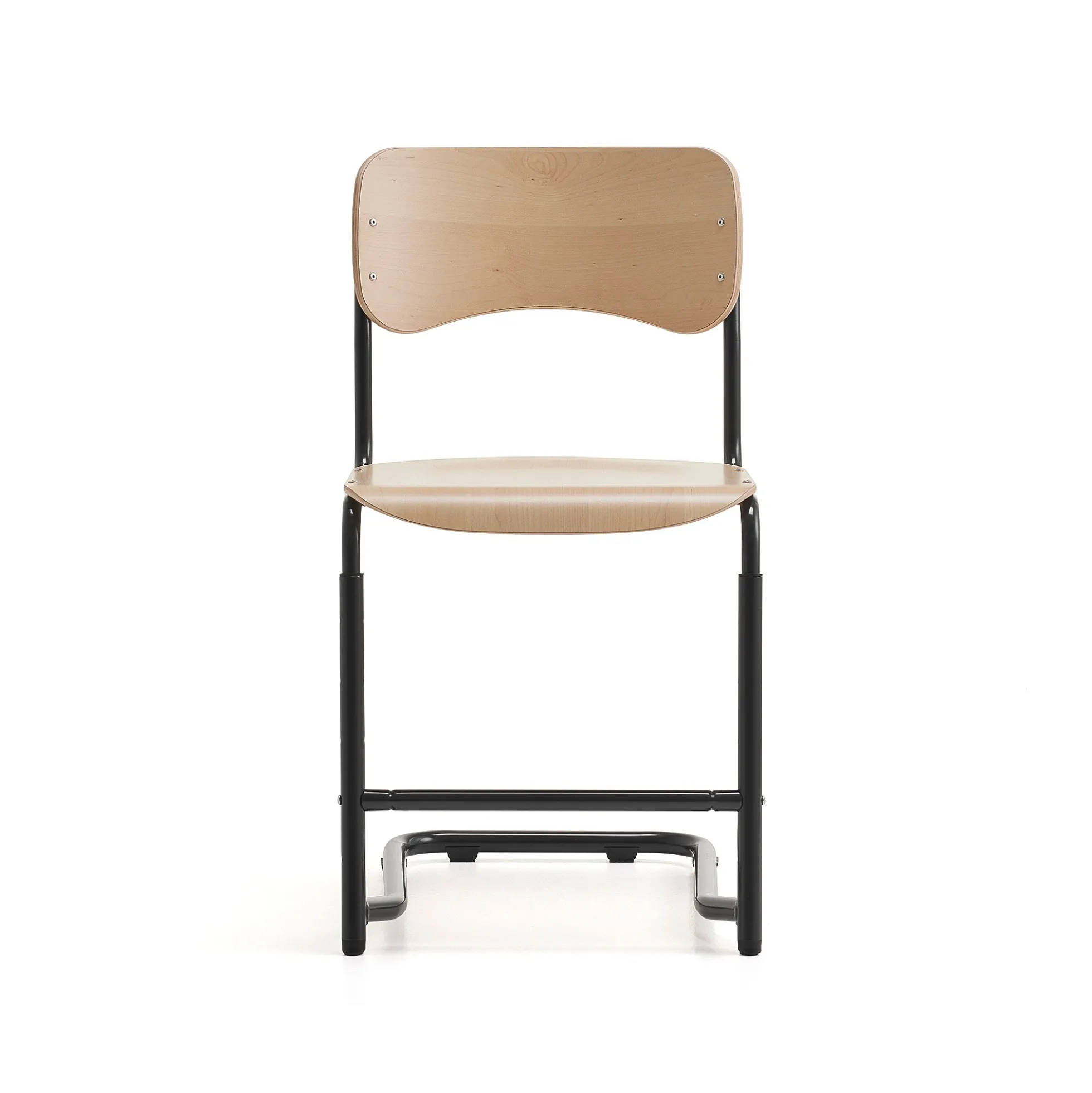 Oppilastuoli ELEVATE Säädettävä korkeus 460–640 mm, antrasiitti/koivu