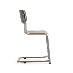 Oppilastuoli ELEVATE Säädettävä korkeus 460–640 mm, hopea/antrasiitti