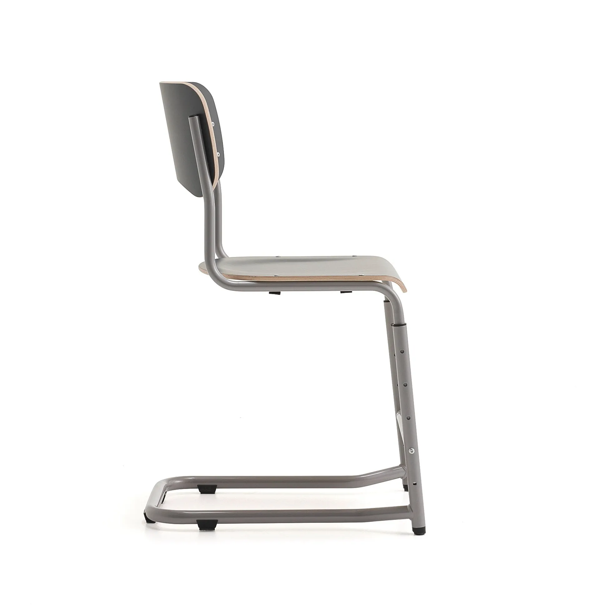 Oppilastuoli ELEVATE Säädettävä korkeus 460–640 mm, hopea/antrasiitti
