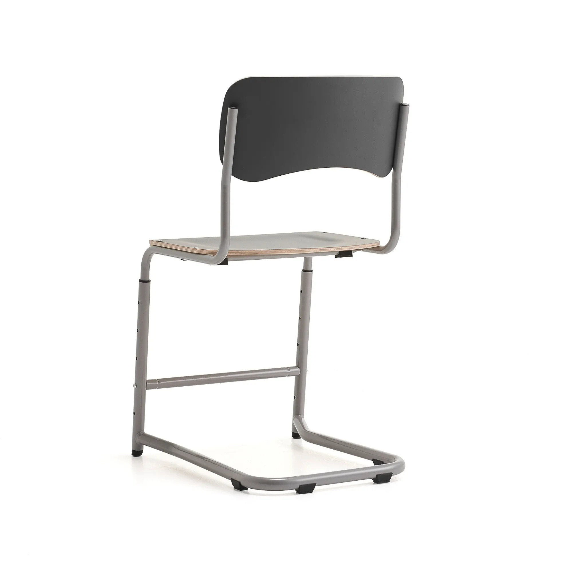 Oppilastuoli ELEVATE Säädettävä korkeus 460–640 mm, hopea/antrasiitti