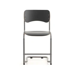 Oppilastuoli ELEVATE Säädettävä korkeus 460–640 mm, hopea/antrasiitti
