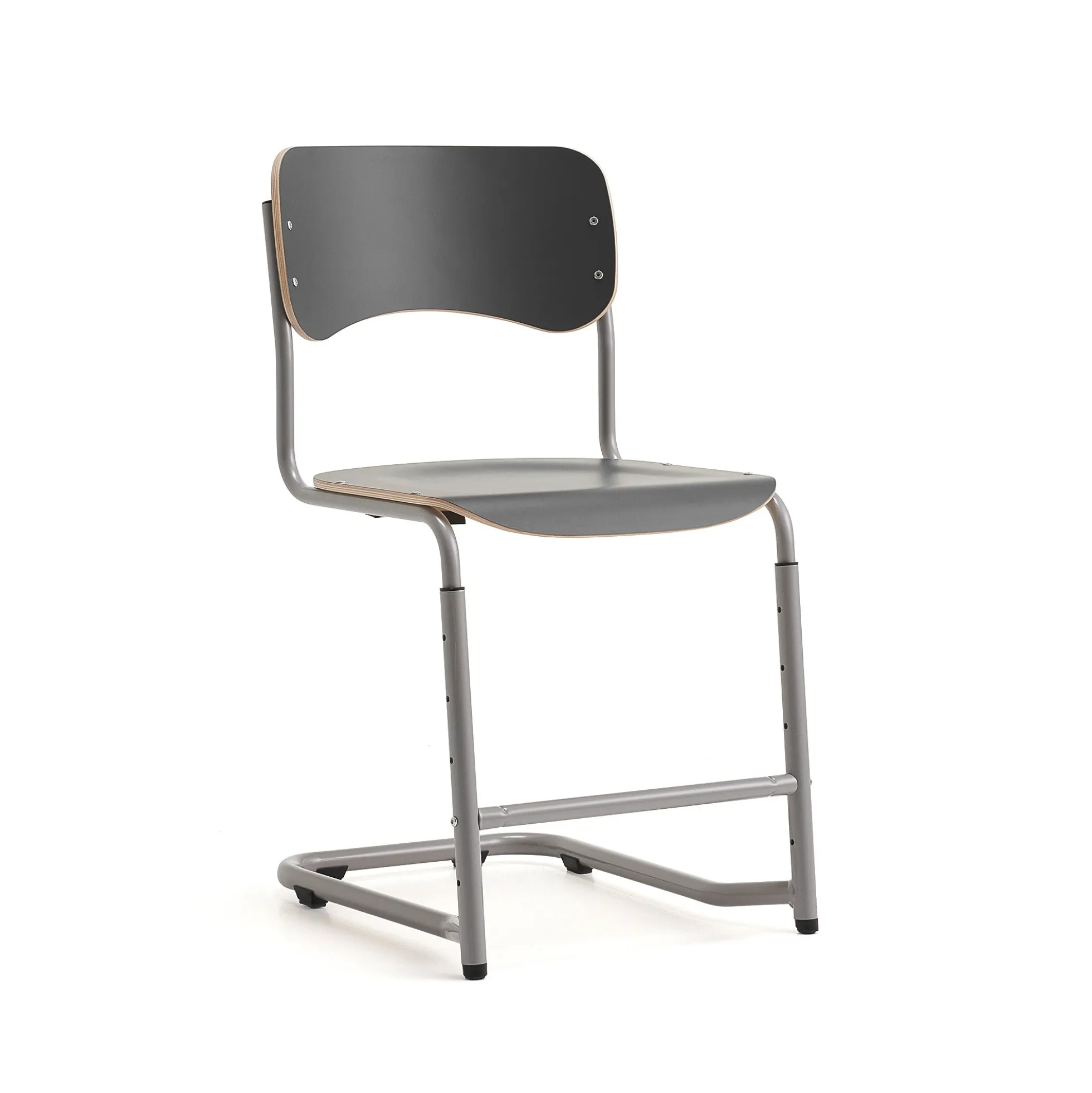 Oppilastuoli ELEVATE Säädettävä korkeus 460–640 mm, hopea/antrasiitti