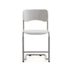 Oppilastuoli ELEVATE Säädettävä korkeus 460–640 mm, hopea/harmaa
