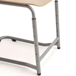 Oppilastuoli ELEVATE Säädettävä korkeus 460–640 mm, hopea/harmaa