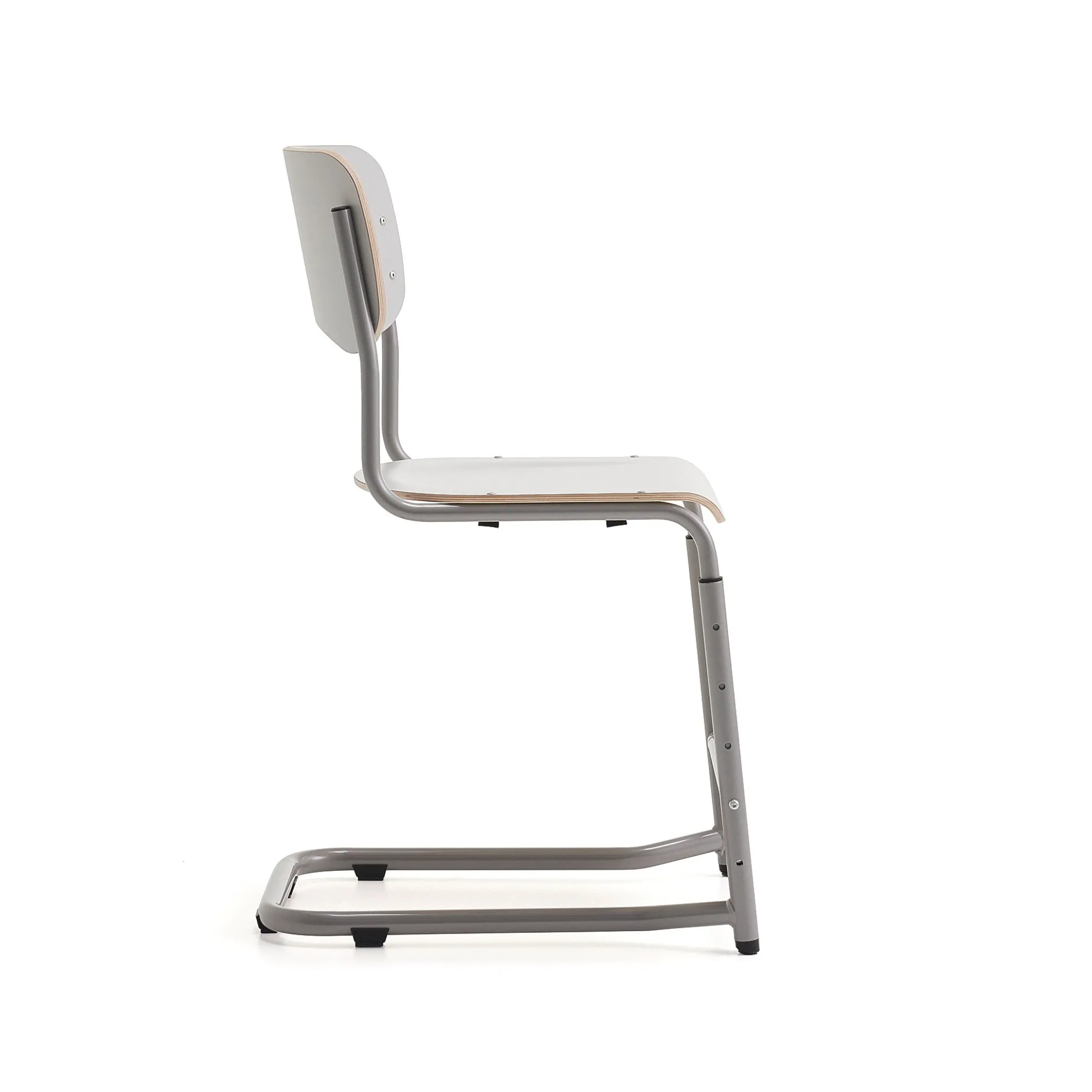 Oppilastuoli ELEVATE Säädettävä korkeus 460–640 mm, hopea/harmaa