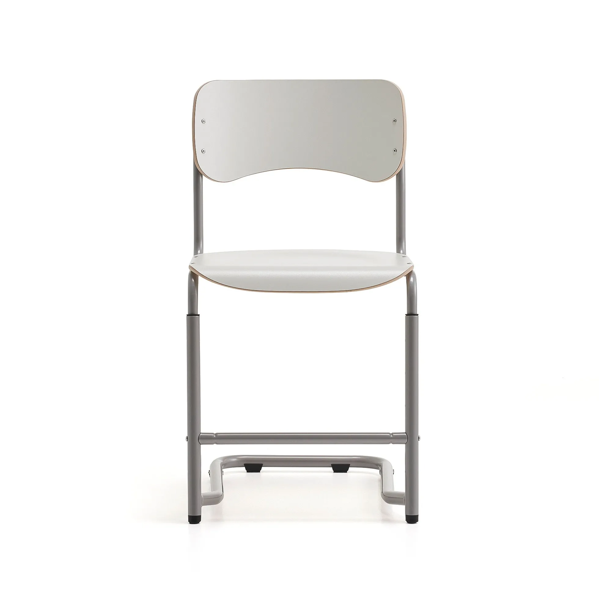 Oppilastuoli ELEVATE Säädettävä korkeus 460–640 mm, hopea/valkoinen