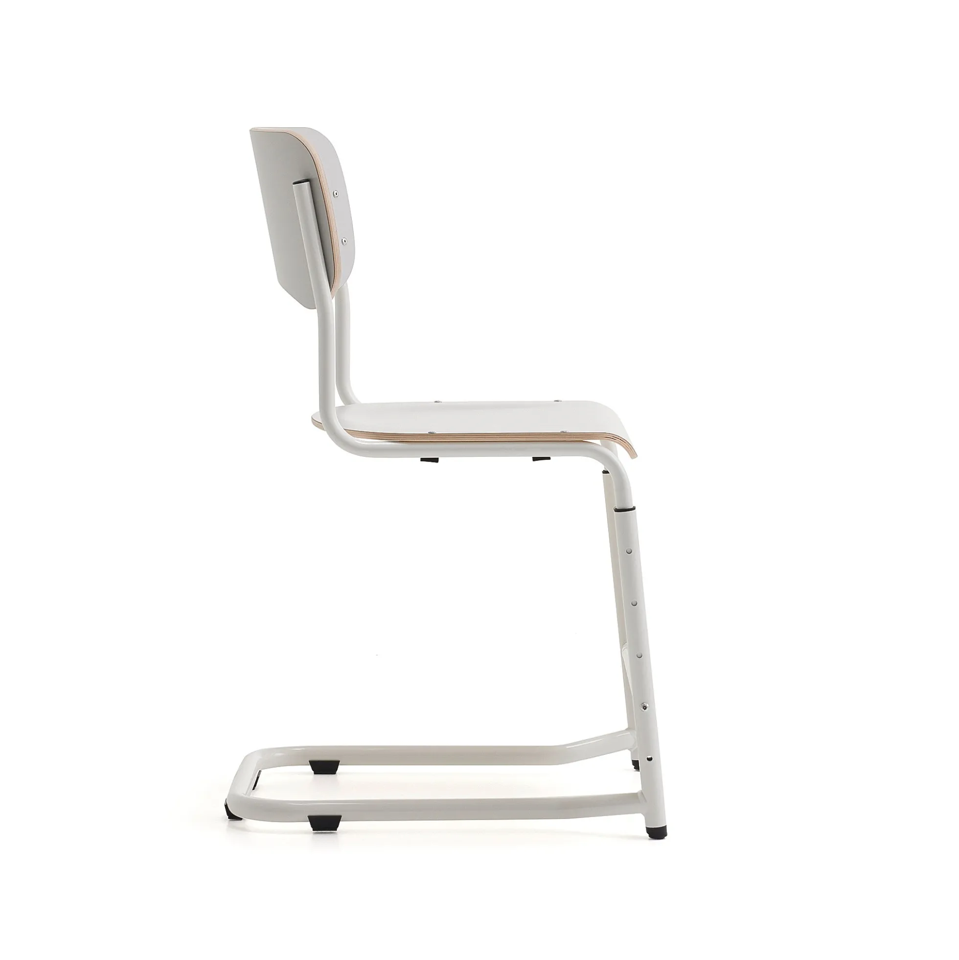 Oppilastuoli ELEVATE Säädettävä korkeus 460–640 mm, valkoinen/harmaa