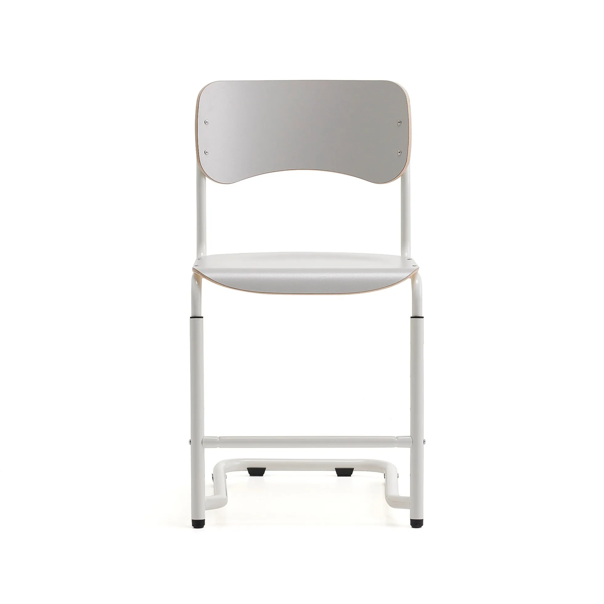 Oppilastuoli ELEVATE Säädettävä korkeus 460–640 mm, valkoinen/harmaa