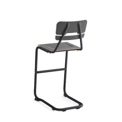 Oppilastuoli LEGERE I Istuinkorkeus 650 mm, antrasiitinharmaa, antrasiitinharmaa