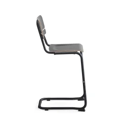 Oppilastuoli LEGERE I Istuinkorkeus 650 mm, antrasiitinharmaa, antrasiitinharmaa