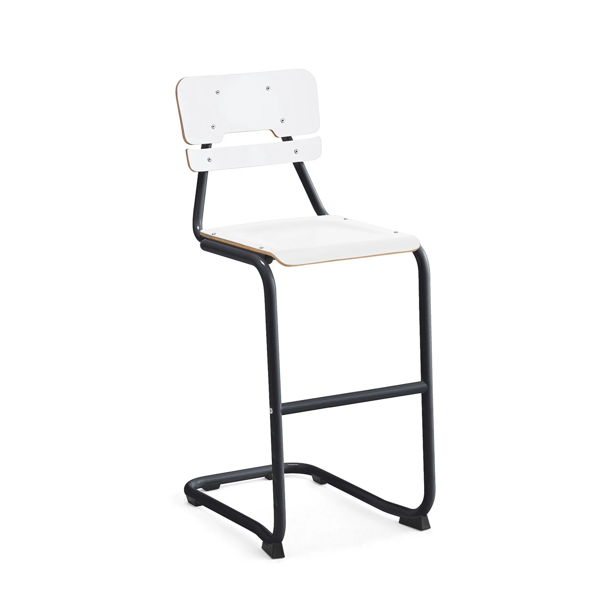Oppilastuoli LEGERE I Istuinkorkeus 650 mm, antrasiitinharmaa, valkoinen