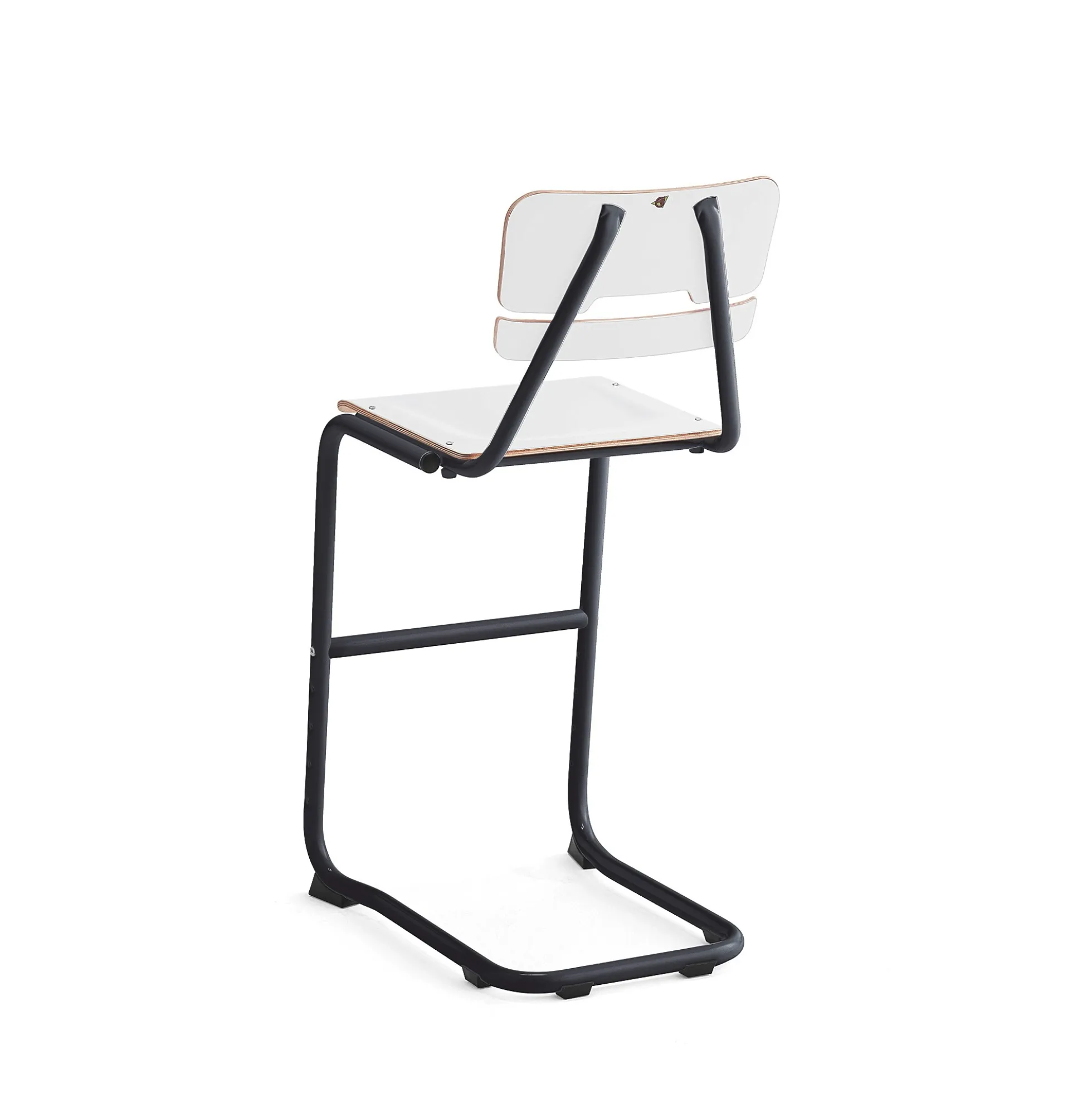 Oppilastuoli LEGERE I Istuinkorkeus 650 mm, antrasiitinharmaa, valkoinen