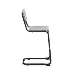 Oppilastuoli LEGERE I Istuinkorkeus 650 mm, antrasiitinharmaa, harmaa