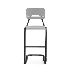 Oppilastuoli LEGERE I Istuinkorkeus 650 mm, antrasiitinharmaa, harmaa