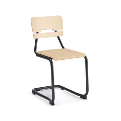 Oppilastuoli LEGERE I Istuinkorkeus 450 mm, antrasiitinharmaa, koivu