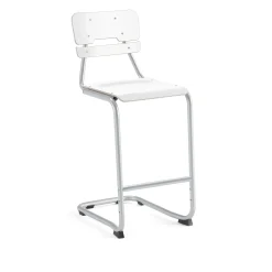 Oppilastuoli LEGERE I Istuinkorkeus 650 mm, valkoinen