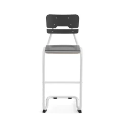 Oppilastuoli LEGERE I Istuinkorkeus 650 mm, valkoinen, antrasiitinharmaa