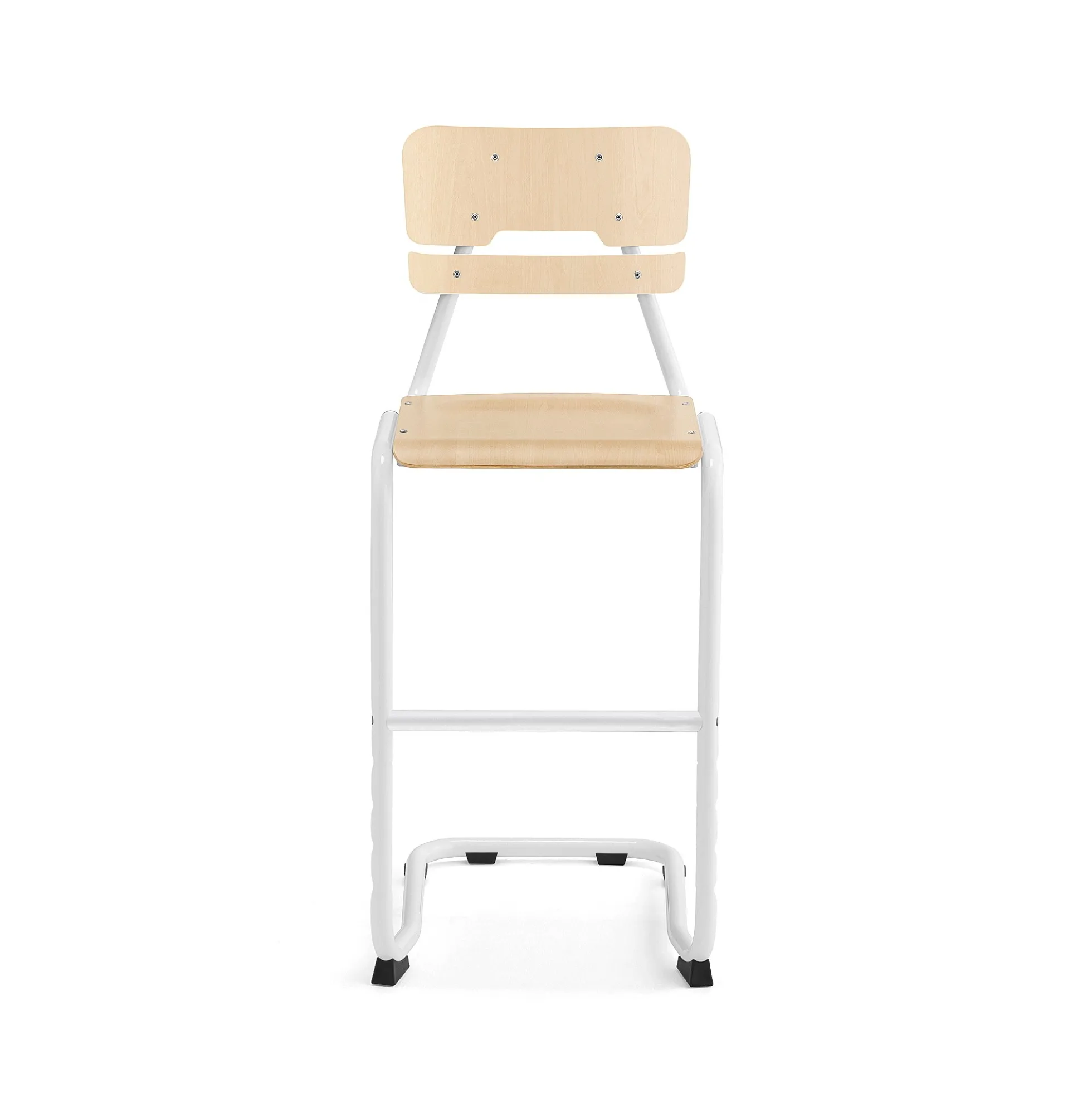 Oppilastuoli LEGERE I Istuinkorkeus 650 mm, valkoinen, koivu