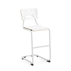 Oppilastuoli LEGERE I Istuinkorkeus 650 mm, valkoinen, valkoinen
