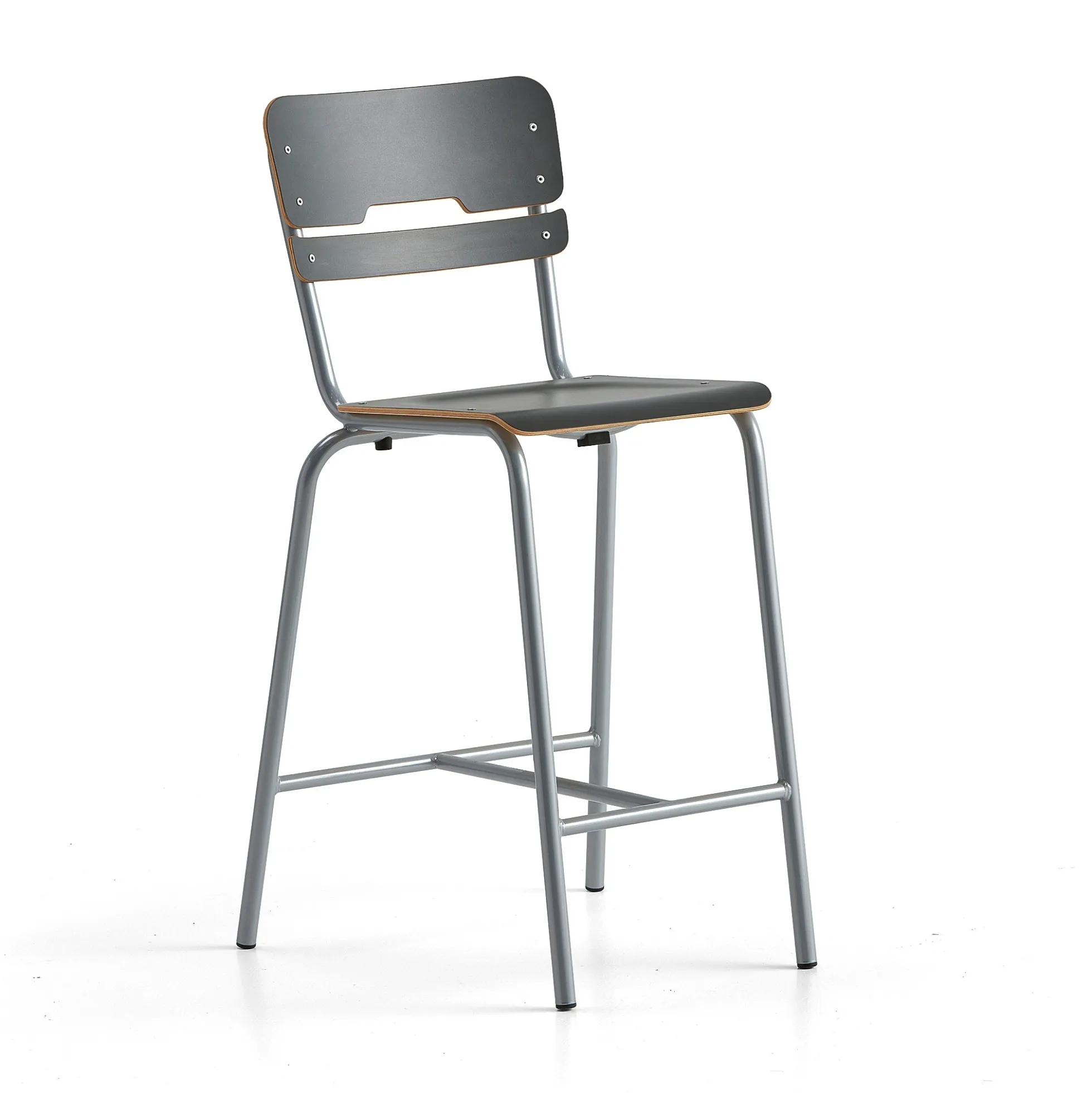 Oppilastuoli SCIENTIA Korkeus: 650 mm, hopeanharmaa/antrasiitinharmaa